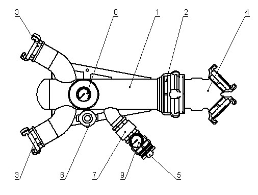 Магистральный пеносмеситель МПС (1,3,6)-1,0