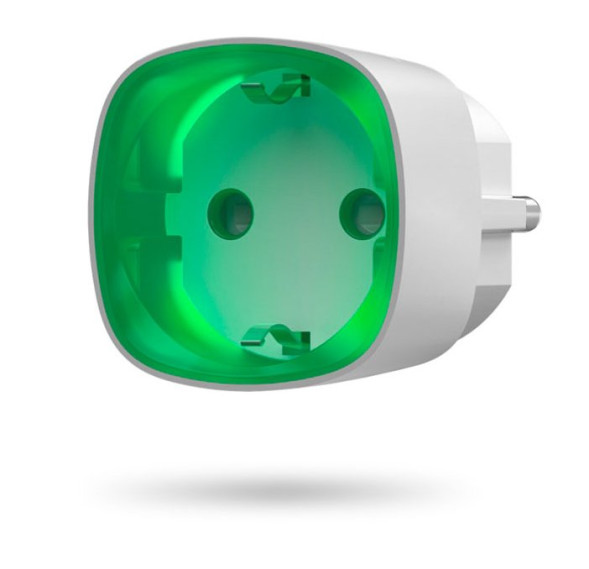 Радиоуправляемая умная розетка со счетчиком энергопотребления Ajax Socket (white)
